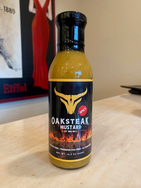 Oaksteak Spicy Mustard - 14 oz