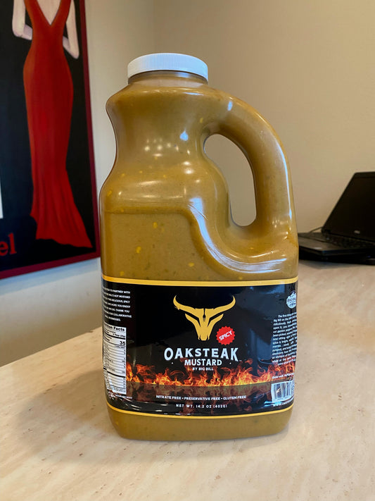 Oaksteak Spicy Mustard - 1 Gallon