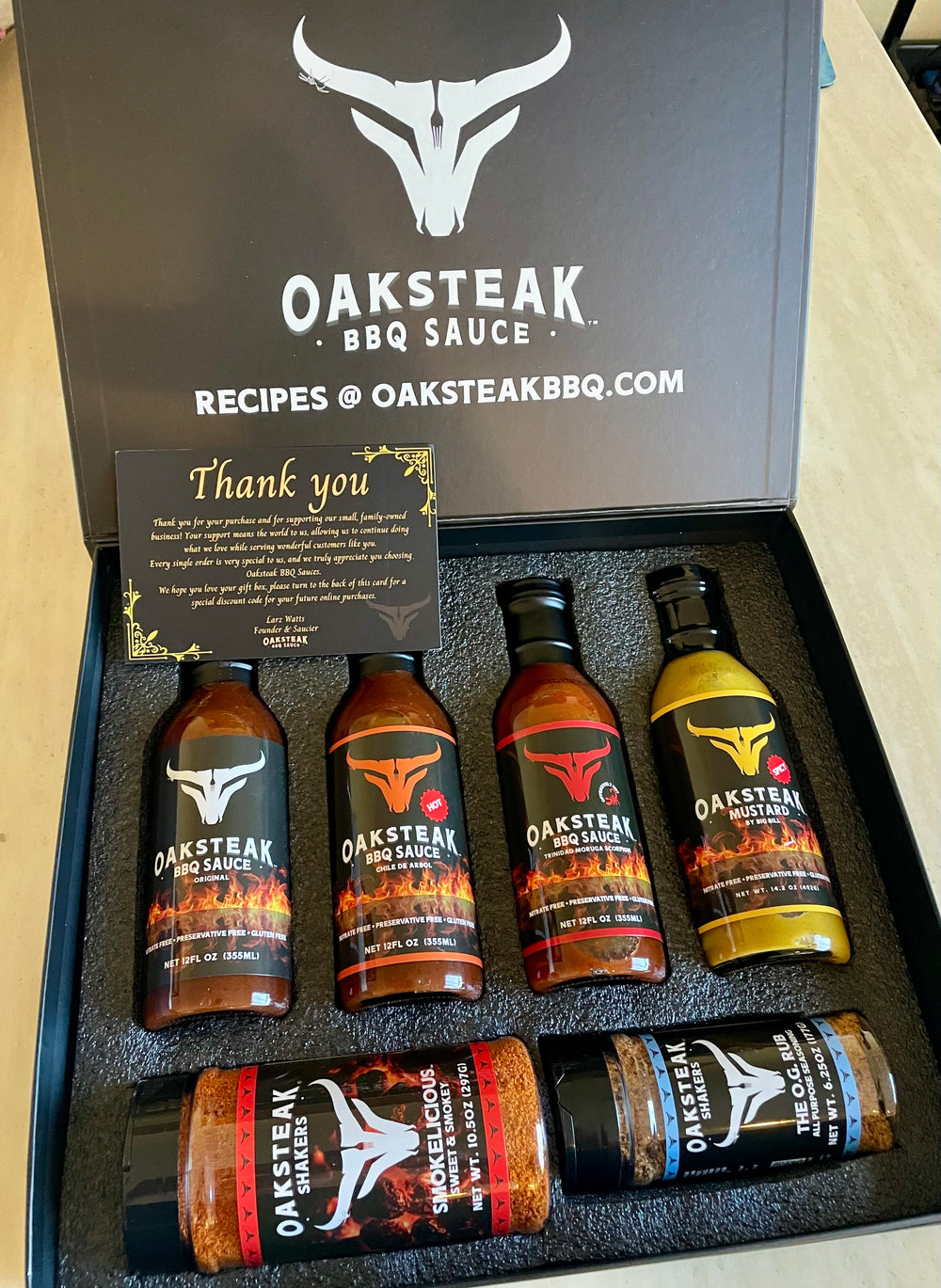 Oaksteak BBQ Gift Box