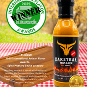 Oaksteak Spicy Mustard - 12 oz