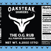 Oaksteak Shakers - The O.G. Rub All Purpose Seasoning