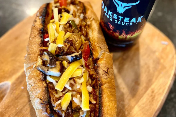 Oaksteak “Cheese Steak” Pulled Pork Sandwich