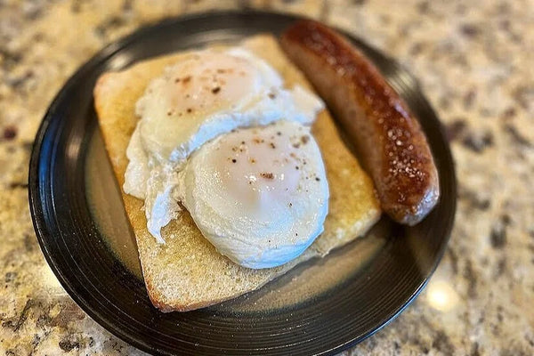 Fried Egg on Ciabatta w/ Sausage