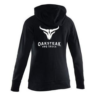 Women's Black Zip-Up Hoodie
