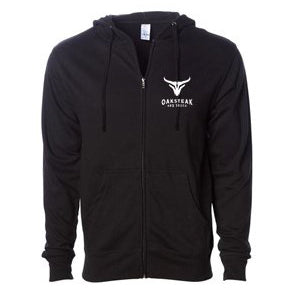 Men's Black Zip-Up Hoodie